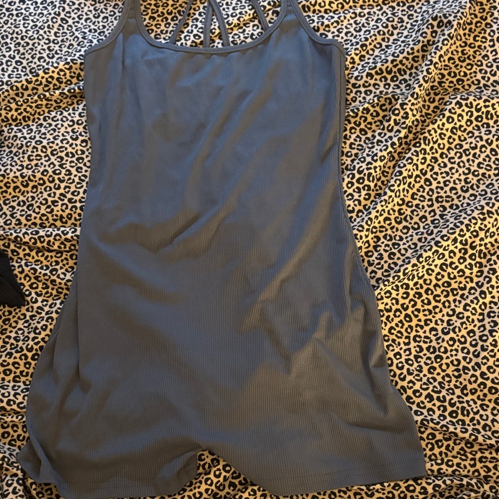 Grey shorts one piece